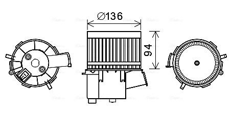 AVA QUALITY COOLING Sisätilapuhallin FT8448